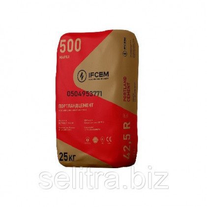 Цемент м-500 ПЦ-1, 25 кг Ивано-Франковск